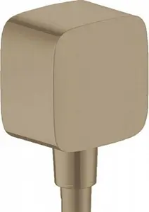 Шланговое подключение Hansgrohe FixFit шлифованная бронза 26457140 Шланговое подключение Hansgrohe FixFit шлифованная бронза 26457140, 1