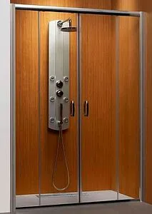 Дверь в нишу 1400мм прозрачное стекло Radaway Premium Plus DWD 140 33353-01-01N, 1