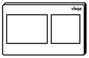 Клавиша смыва для унитаза Viega Prevista Visign for Style 21 8611.1 773243 хром матовый Клавиша смыва для унитаза Viega Prevista Visign for Style 21 8611.1 773243 хром матовый, 3