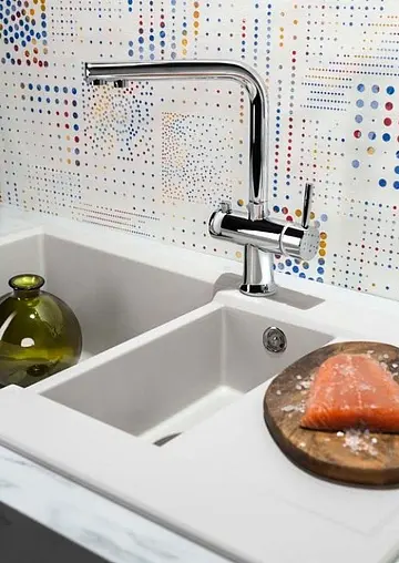 Мойка кухонная Omoikiri Daisen 86-2-GR leningrad grey 4993475