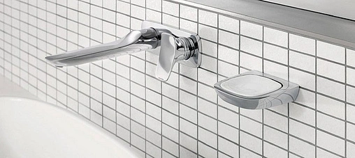 Мыльница Kludi Ambienta хром/белый 5398505