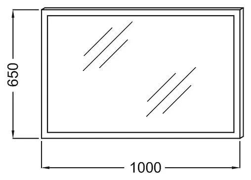 Зеркало с подсветкой Jacob Delafon Escale 100 с подогревом белый EB1442-NF