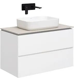 Тумба под умывальник подвесная Allen Brau Infinity 85 белый 1.21001.WM Тумба под умывальник подвесная Allen Brau Infinity 85 белый 1.21001.WM, 5