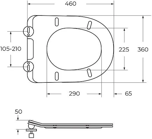 Крышка-сиденье для унитаза с микролифтом BelBagno белый BB901SC