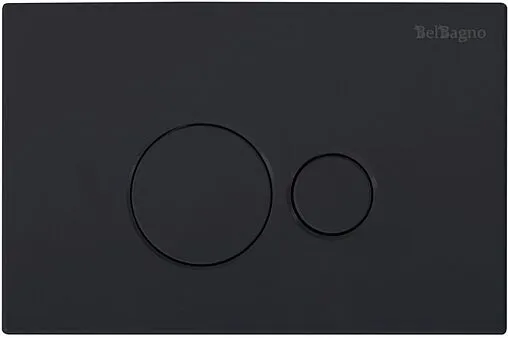 Клавиша смыва для унитаза BelBagno BB084NERO черный матовый