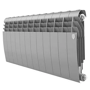 Радиатор биметаллический 12 секций Royal Thermo Biliner B 350 Silver Satin RTBS335012 Радиатор биметаллический 12 секций Royal Thermo Biliner B 350 Silver Satin RTBS335012, 1