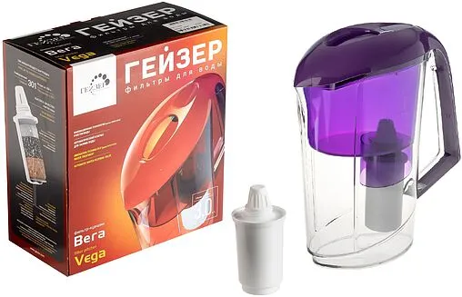 Фильтр-кувшин Гейзер Вега 62040 фиолетовый