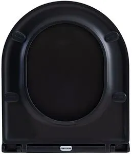 Крышка-сиденье для унитаза с микролифтом Aquanet Lake-BW smartfix soft-clos черный матовый 00316466 Крышка-сиденье для унитаза с микролифтом Aquanet Lake-BW smartfix soft-clos черный матовый 00316466, 3