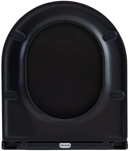 Крышка-сиденье для унитаза с микролифтом Aquanet Lake-BW smartfix soft-clos черный матовый 00316466 Крышка-сиденье для унитаза с микролифтом Aquanet Lake-BW smartfix soft-clos черный матовый 00316466