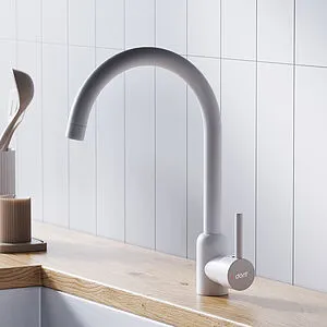 Смеситель для кухни Dorff Logic белый D3007033, 5