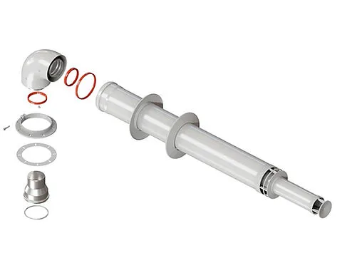 Комплект дымохода Ø 60/100мм L=1000мм Royal Thermo RTF01.030