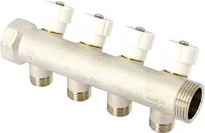 Коллектор регулирующий проходной 4 отвода 1"в/н x ½"к Uni-fitt 404N4240 Коллектор регулирующий проходной 4 отвода 1"в/н x ½"к Uni-fitt 404N4240, 5