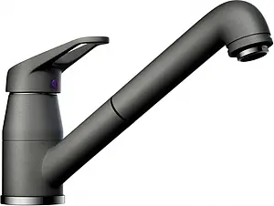 Смеситель для кухни с выдвижным изливом Omoikiri Tateyama-S PL платина 4994137 Смеситель для кухни с выдвижным изливом Omoikiri Tateyama-S PL платина 4994137, 1