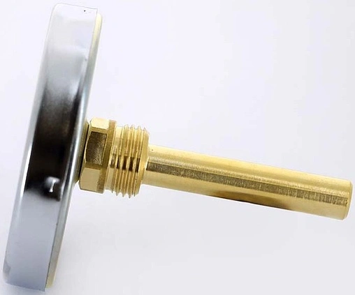 Термометр биметаллический Watts F+R801 80мм 160°С гильза 75мм ½&quot; 10005945