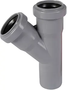 Тройник внутренний D=50x50мм Угол 45° Ostendorf HTEA 112200, 1