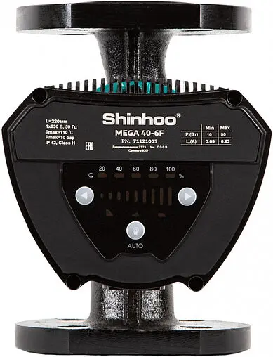 Насос циркуляционный Shinhoo MEGA 40-10F 71121006