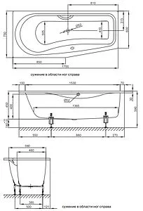 Ванна стальная Bette Luna 170х75 L anti-slip Sense белый 2760-000 AS Ванна стальная Bette Luna 170х75 L anti-slip Sense белый 2760-000 AS, 2