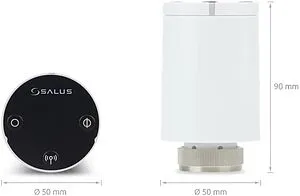 Беспроводной электромеханический привод 1.5 В М30 x 1.5 Salus SMART HOME TRV10RFM, 3