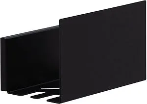 Полка Aquanet Магнум 20 чёрный матовый 00274190, 1