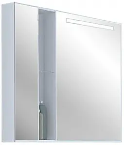 Шкаф-зеркало Aquaton Марко 80 белый 1A181102MO010, 1