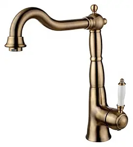 Смеситель для кухни Lemark Villa бронза/белый LM4805B Смеситель для кухни Lemark Villa бронза/белый LM4805B, 1