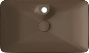 Раковина ISVEA SistemaY Clear 65 коричневый 10SY50065SV-2H Раковина ISVEA SistemaY Clear 65 коричневый 10SY50065SV-2H, 1
