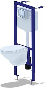 Комплект 5 в 1 Ани Пласт Элеганс WN1121 с кнопкой хром глянцевый Комплект 5 в 1 Ани Пласт Элеганс WN1121 с кнопкой хром глянцевый, 1