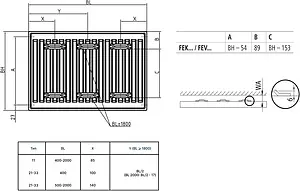 Радиатор стальной панельный Brugman Profil-K тип 11 500 x 400 мм FEK110500401NBY, 3