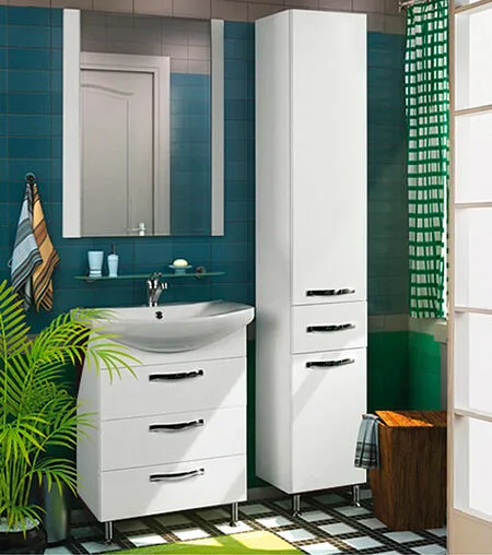 Зеркало Aquaton Ария 65 белый 1A133702AA010