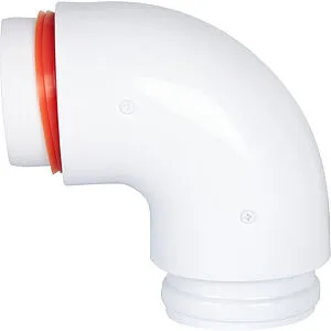 Колено для дымохода Ø 80/100мм ∠ 90° (Al) Rommer RCA-0080-800090, 3