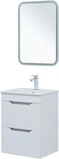 Тумба под умывальник Aquanet Практика 50 белый матовый 00330455