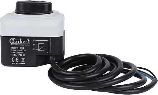 Привод для смесительных клапанов аналоговый 230В Barberi M03.3 M030101DAB