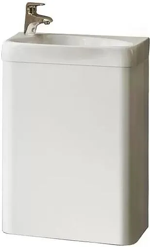 Тумба под умывальник подвесная Raval Bionica 40 белый Bio.01.40/P/W