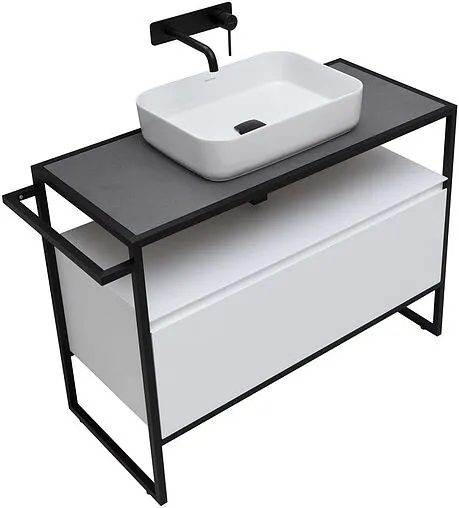 Тумба-умывальник напольная Allen Brau Priority 100 белый 1.31003.WM+