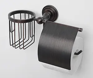 Держатель туалетной бумаги Wasserkraft Isar теёмная тёмная бронза 7359 Держатель туалетной бумаги Wasserkraft Isar теёмная тёмная бронза 7359, 2