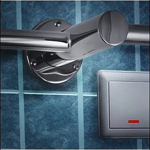 Полотенцесушитель электрический лесенка Energy Aura 1000х600 полированная сталь Полотенцесушитель электрический лесенка Energy Aura 1000х600 полированная сталь, 3