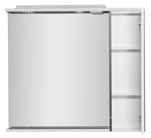 Шкаф-зеркало Aquanet Гретта 100 R белый/венге 00173996