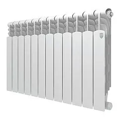 Радиатор биметаллический 12 секций Royal Thermo Revolution B 500 Bianco Traffico RTRB350012 Радиатор биметаллический 12 секций Royal Thermo Revolution B 500 Bianco Traffico RTRB350012