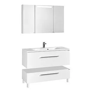 Тумба-умывальник подвесная Aquaton Мадрид 120 M белый 1A1687K2MA010, 4