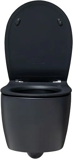 Унитаз подвесной безободковый Allen Brau Fantasy черный матовый 4.11004.31