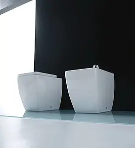 Биде напольное Kerasan Ego белый 322001, 5