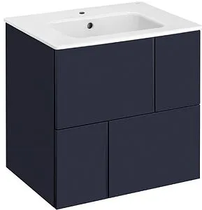 Тумба-умывальник подвесная Roca Luna 60 синий ZRU9307766+ Тумба-умывальник подвесная Roca Luna 60 синий ZRU9307766+, 1