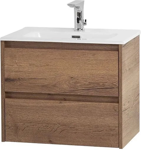 Тумба-умывальник подвесная BelBagno KRAFT 50 Rovere Tabacco KRAFT-500-2C-SO-RT+BB500ETL