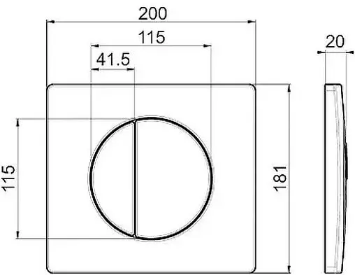 Комплект 6 в 1 Cersanit Nature CO DPL EO 64230 с кнопкой Leon хром глянцевый Комплект 6 в 1 Cersanit Nature CO DPL EO 64230 с кнопкой Leon хром глянцевый
