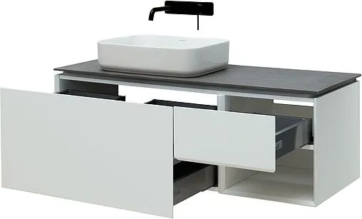 Тумба-умывальник подвесная Allen Brau Infinity 120 L белый 1.21006.WM+