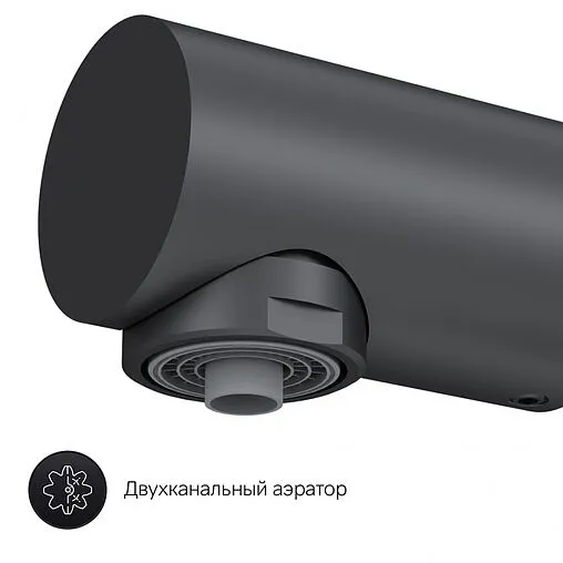 Смеситель для кухни с подключением к фильтру Am.Pm Like чёрный матовый F8005722