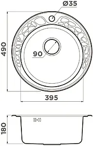 Мойка кухонная Omoikiri Tovada 49-IN нержавеющая сталь 4993006 Мойка кухонная Omoikiri Tovada 49-IN нержавеющая сталь 4993006, 2