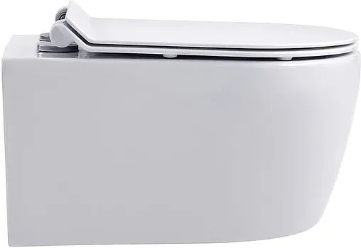 Унитаз подвесной безободковый Aquanet Smart Rimless белый SMART W T