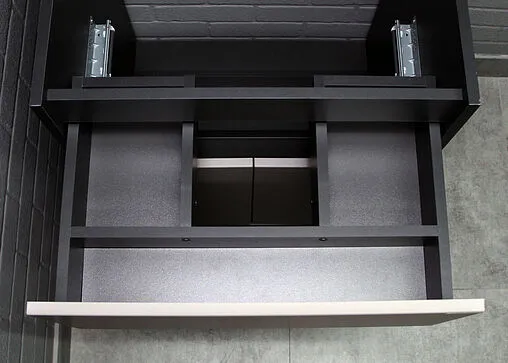 Тумба под умывальник напольная Домино Karat 60 серый тауп DK3212T