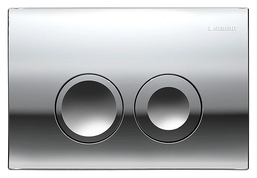 Инсталляция для подвесного унитаза Set 3 в 1 Geberit Duofix Plattenbau 458.122.21.1 с кнопкой Delta 21 хром